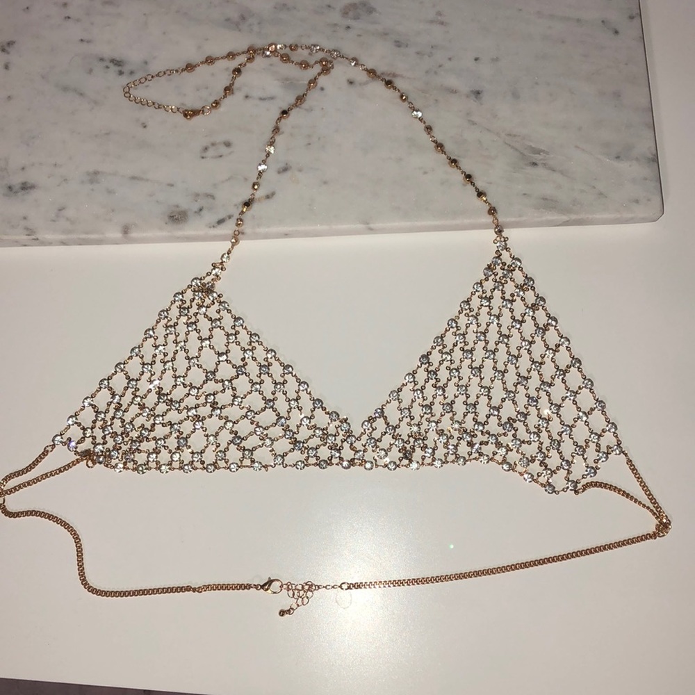 Rhinestone bralette